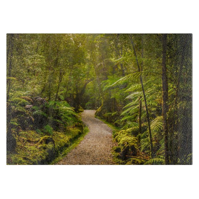 Planche À Découper Forêt | Chemin De Marche Dans La Forêt (Devant)