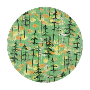 Planche À Découper Forêt d'automne : Beauté naturelle incomparable