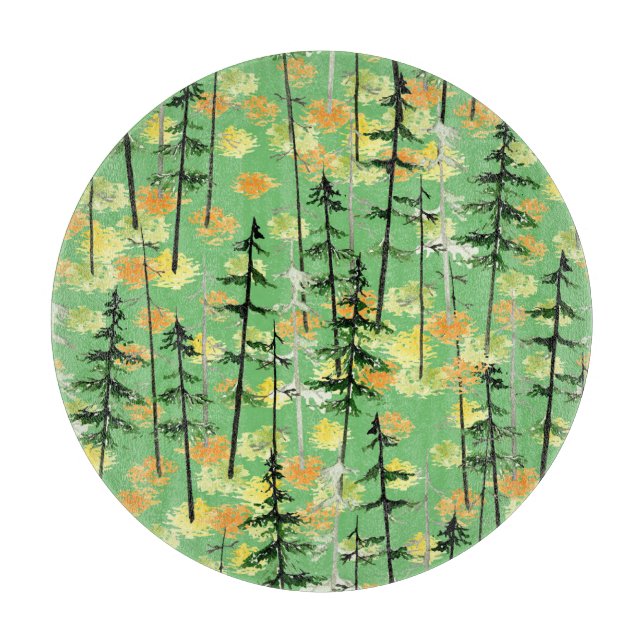 Planche À Découper Forêt d'automne : Beauté naturelle incomparable (Devant)