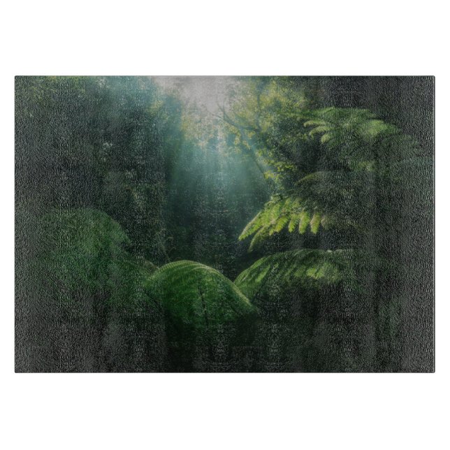 Planche À Découper Forêt | Fermes dans la forêt tropicale (Devant)