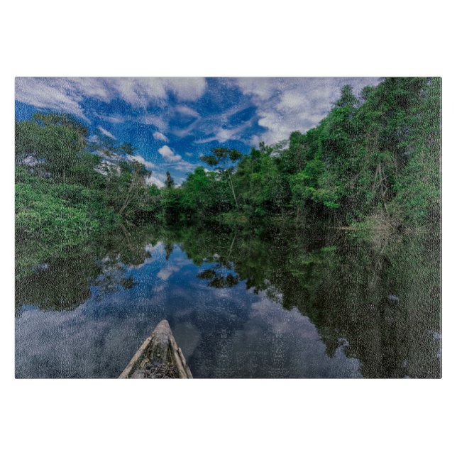 Planche À Découper Forêt | Forêt de la jungle péruvienne (Devant)