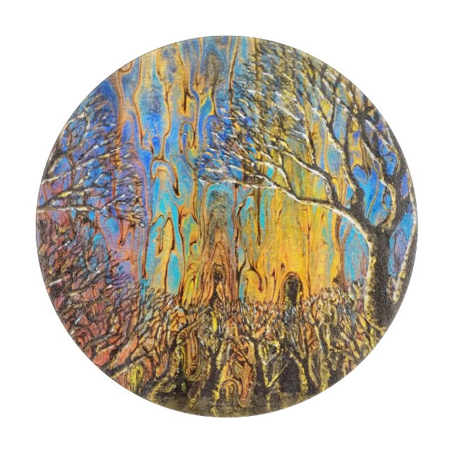 Planche À Découper Forêt mystique (Devant)