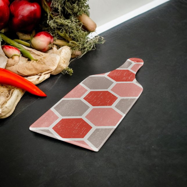 Planche À Découper Formes Hexagones géométriques (Chopping Board)