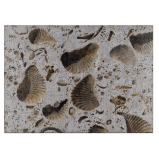 Planche À Découper Fossiles de calcaire
