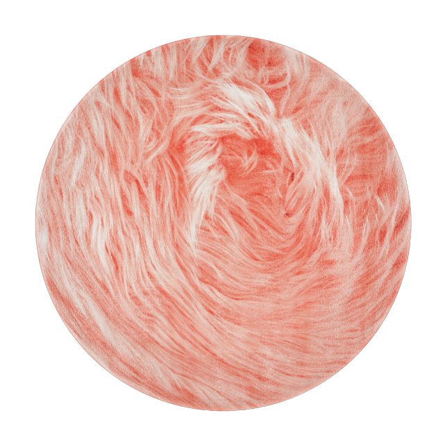 Planche À Découper Fourrure de farine de corail : Tendance 2019. (Devant)