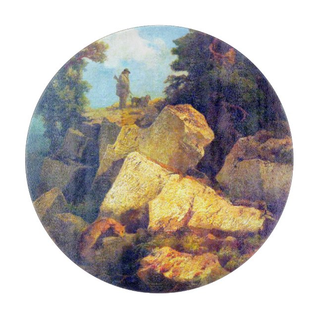 Planche À Découper Fox Hunt Josef Navrátil Après 1850 (Devant)