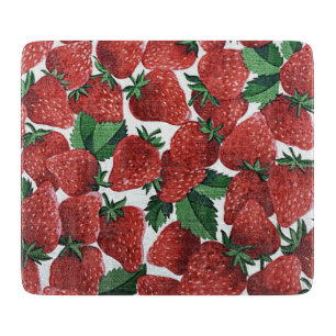 Planche À Découper Fraises et crème