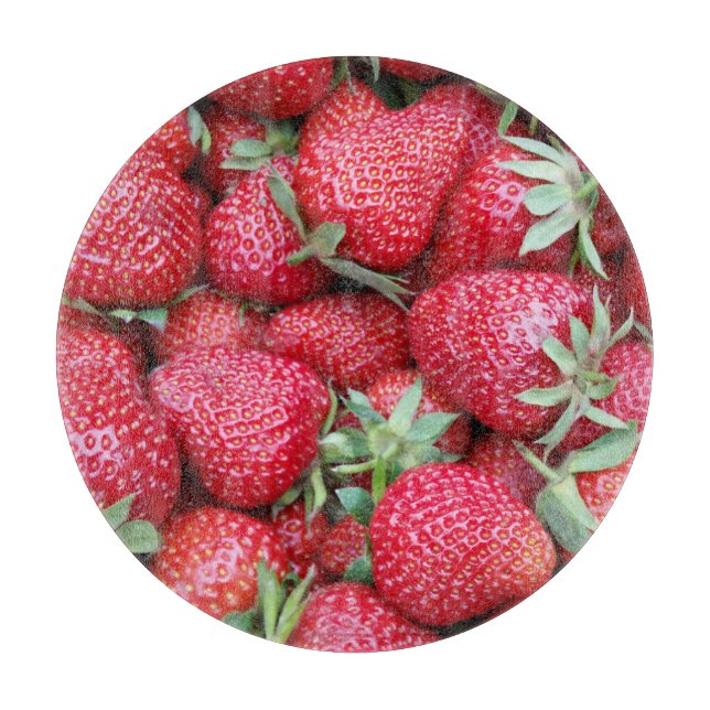 Planche À Découper fraises fraîches (Devant)