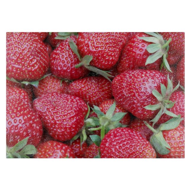 Planche À Découper fraises fraîches (Devant)