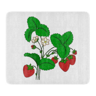 Planche À Découper Fraises pour le petit-déjeuner