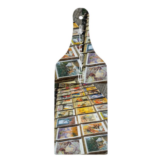 Planche À Découper France Paris Cityscape Montmartre Aire Vente d'Art (Devant)