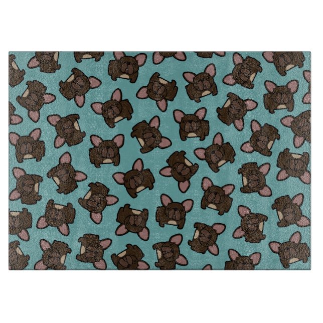 Planche À Découper Frenchie Brindle (Devant)