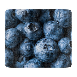 Planche À Découper Fruit aux bleuets