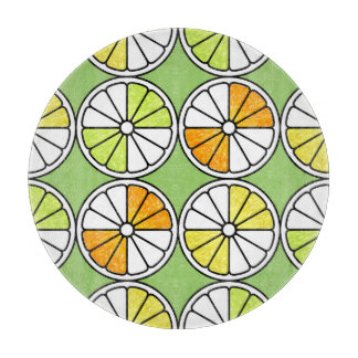 Planche À Découper Fruit De Tranches D'Agrumes, Été Sans Fruit.