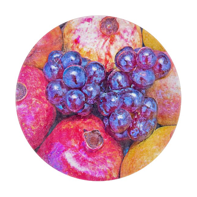 Planche À Découper Fruit Still Life Art (Devant)