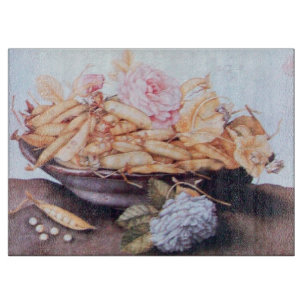 PLANCHE À DÉCOUPER FRUITS DE SAISON 6 - HARICOTS ET ROSE