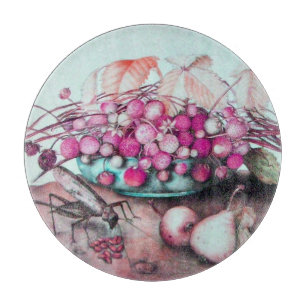 PLANCHE À DÉCOUPER FRUITS DE SAISON / FRAISES ET PEURS