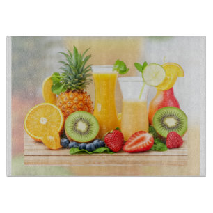 Planche À Découper Fruits frais juteux