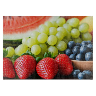 Planche À Découper Fruits frais juteux