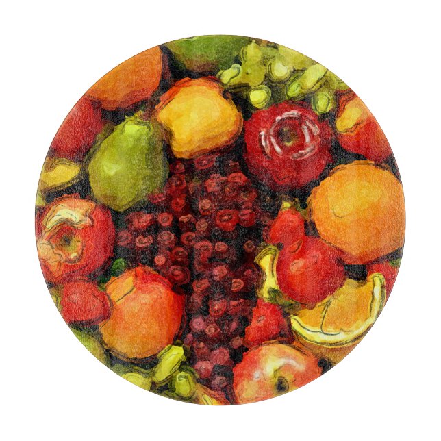 Planche À Découper Fruits savoureux_ (Devant)