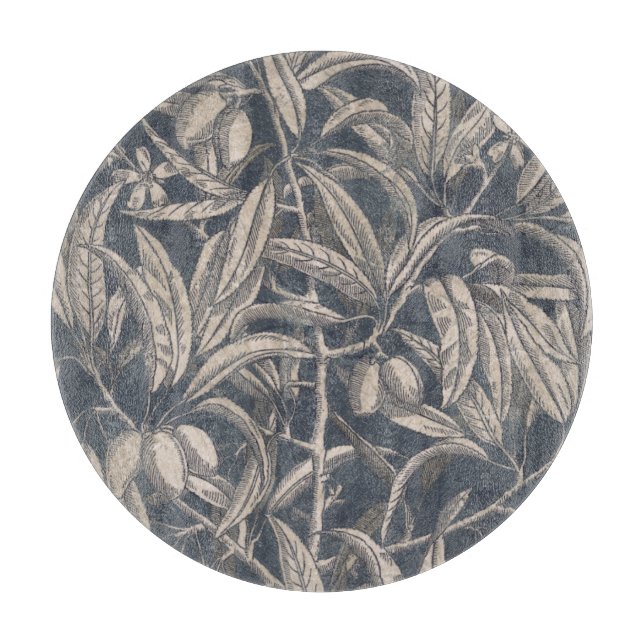 Planche À Découper Fruits vintages et fleurs I (Devant)