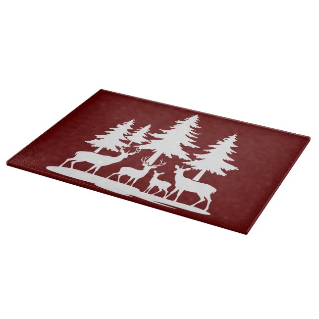 Planche À Découper Funny Skinny Pine Tree Randonnée d'été Camping (Coin)