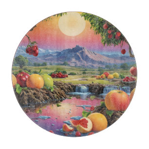 Planche À Découper Gamme complète de couleurs de fruits 1