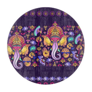 Planche À Découper Ganesh Dieu hindou : Sans couture festive