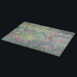 Planche À Découper Garden à Giverny by Claude Monet<br><div class="desc">Claude Monet - Garden à Giverny. Beautiful impressionism painting of a garden in Giverny by Claude Monet.</div>