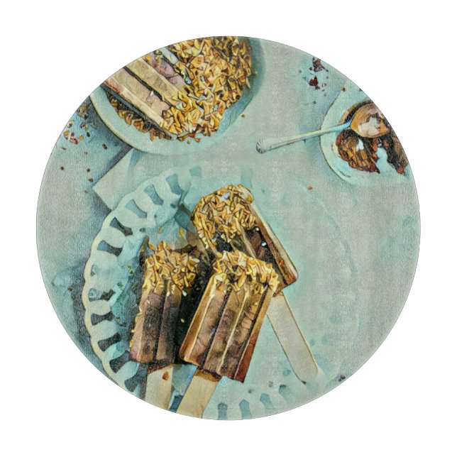 Planche À Découper Gâteau à la crème glacée (Devant)