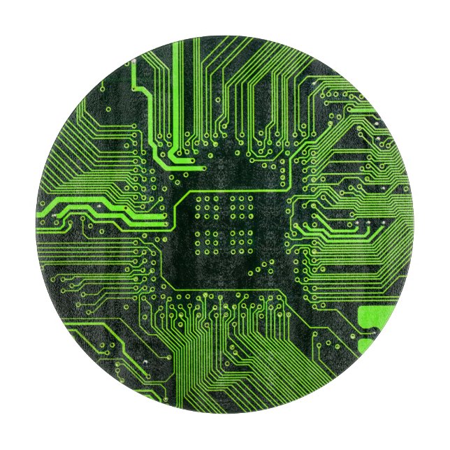Planche À Découper Geek de la carte de circuit électronique Nerd PCB  (Devant)