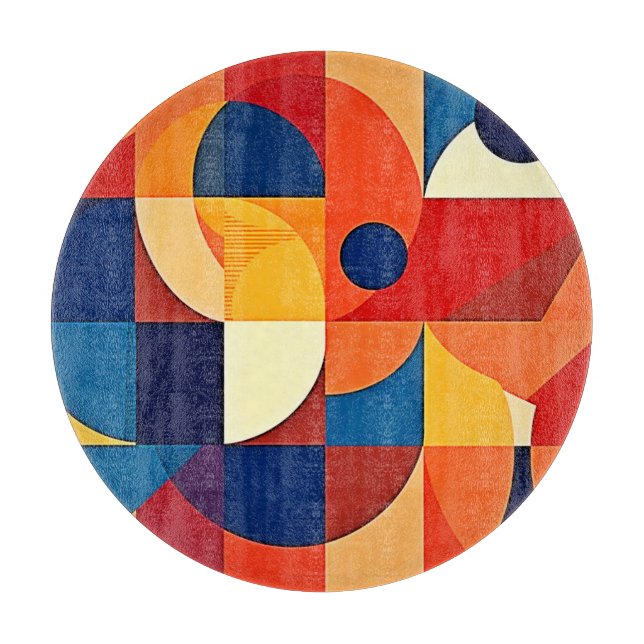 Planche À Découper Geometric Harmony: Artful Design (Devant)