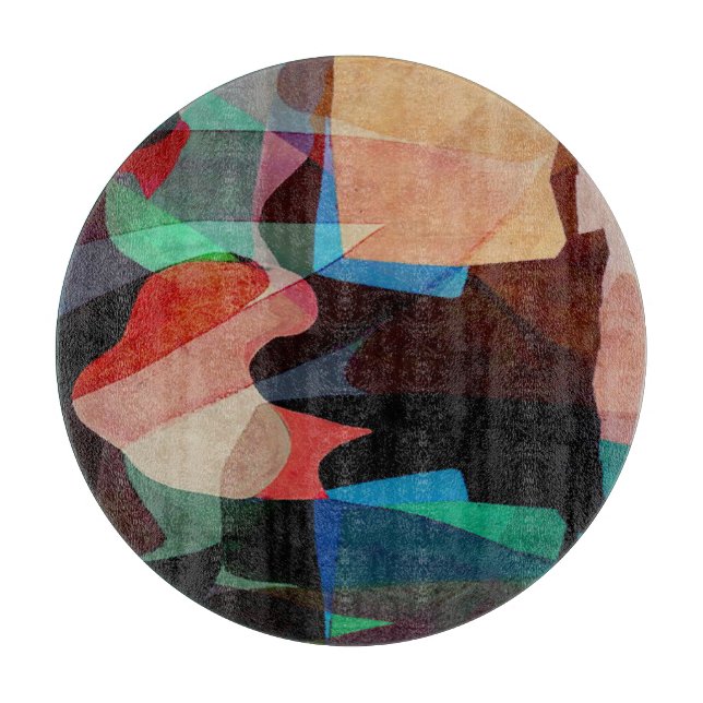 Planche À Découper Géométrie classique : Motif texturé. (Devant)