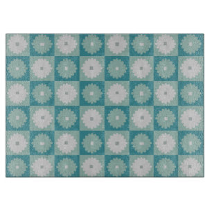 Planche à découper géométrique moderne de fleu