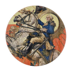 Planche À Découper George Washington à cheval