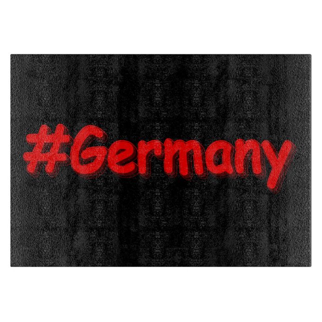 Planche À Découper "#Germany" Joli design. Commandez dès maintenant  (Devant)