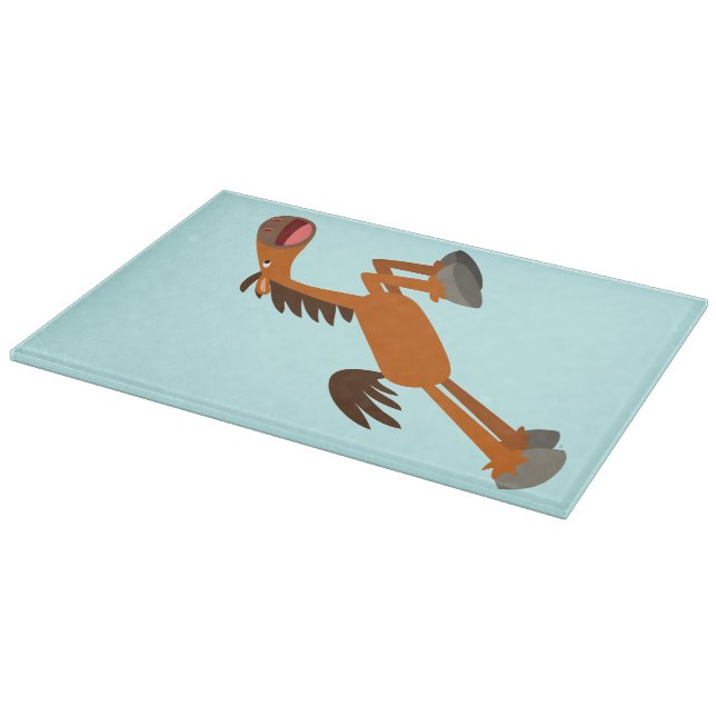 Planche À Découper Giddyup, Horsey ! Cartoon Horse Cutting Board (Coin)