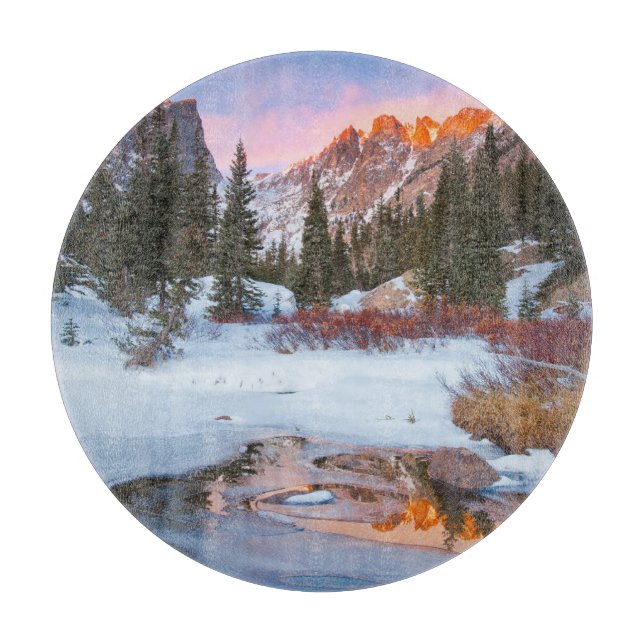 Planche À Découper Glace et neige | Estes Park, Colorado (Devant)