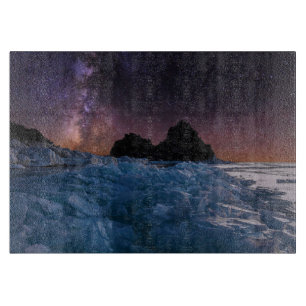Planche À Découper Glace et neige Lac Baïkal, Sibérie, Russie