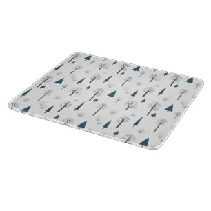 Planche À Découper Glass Cutting Board - Winter Pattern