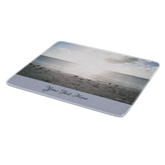 Planche À Découper Gloire du soleil sur la plage