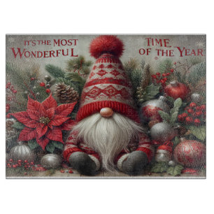 Planche à découper Gnome Holiday Wonder