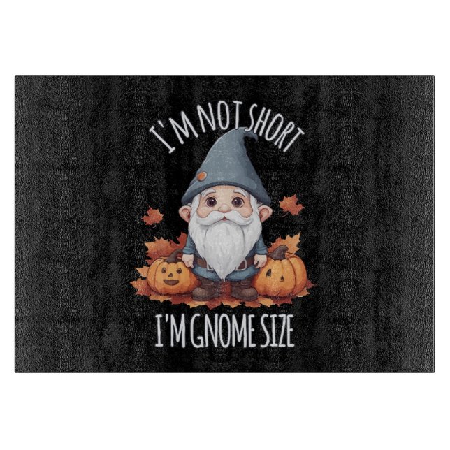 Planche À Découper Gnome Mignon Fantaisiste en Automne (Devant)