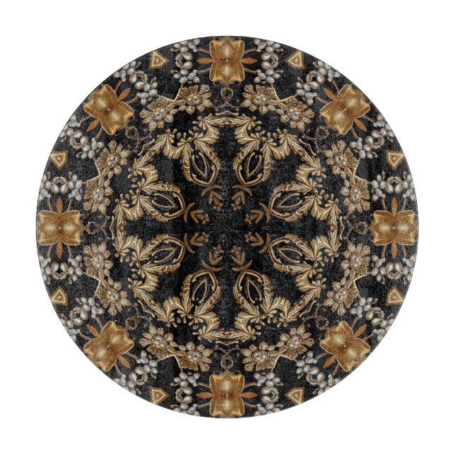 Planche À Découper Gold Decorative Cutting Board (Devant)