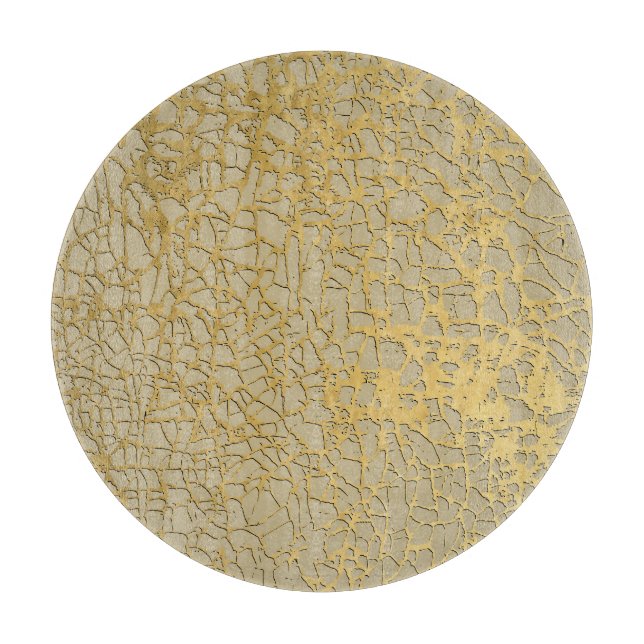 Planche À Découper Gold Marbling : Grunge Texture Design (Devant)