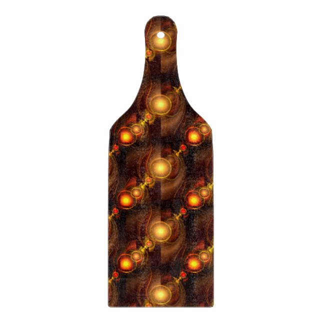 Planche À Découper Gold Modern Boho Elegant Abstract Art Pattern #501 (Devant)