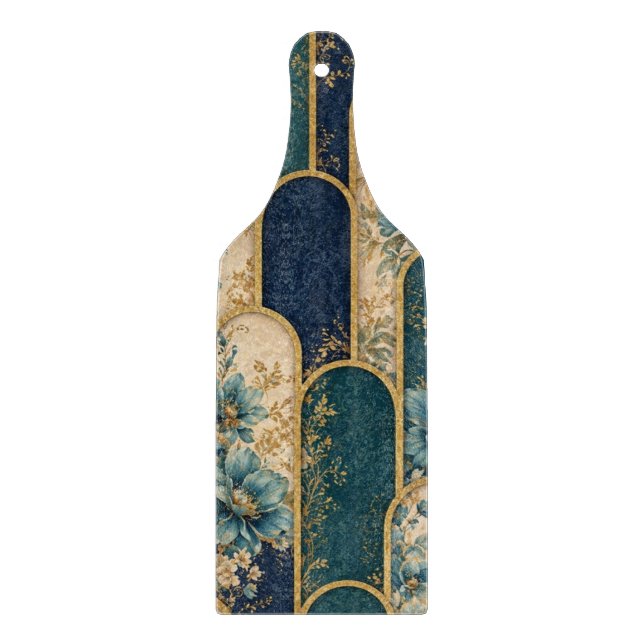 Planche À Découper Gold Moroccan Arch Pattern Cutting Board (Devant)