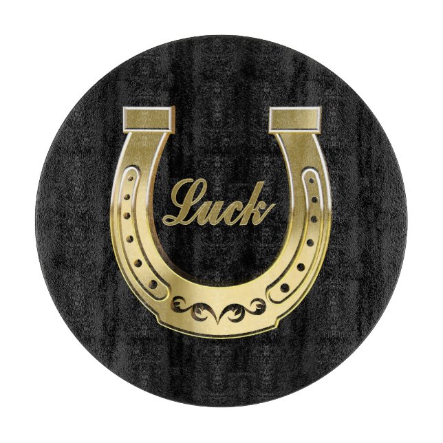 Planche À Découper Golden horseshoe (Devant)