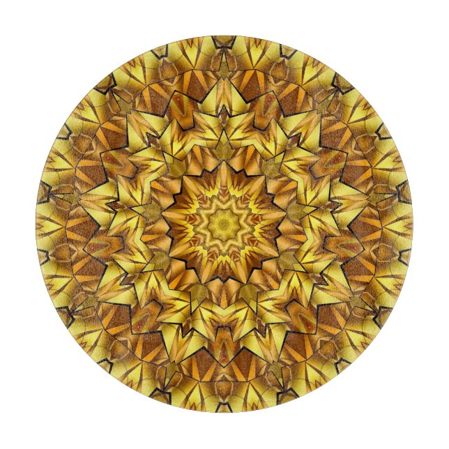 Planche À Découper Golden Mandala Antique Abstract Design-63495 (Devant)