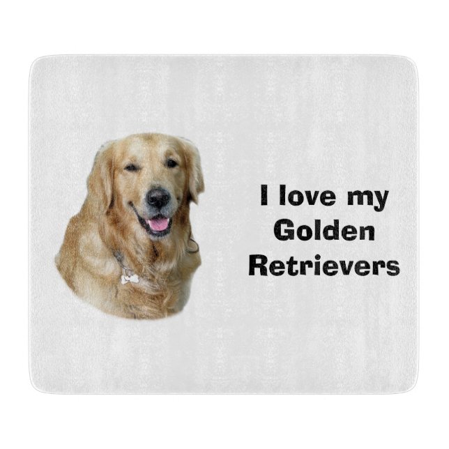 Planche À Découper Golden Retriever dog photo (Devant)
